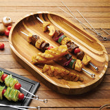 Churrasco BBQ Teak Wood Serving Platter