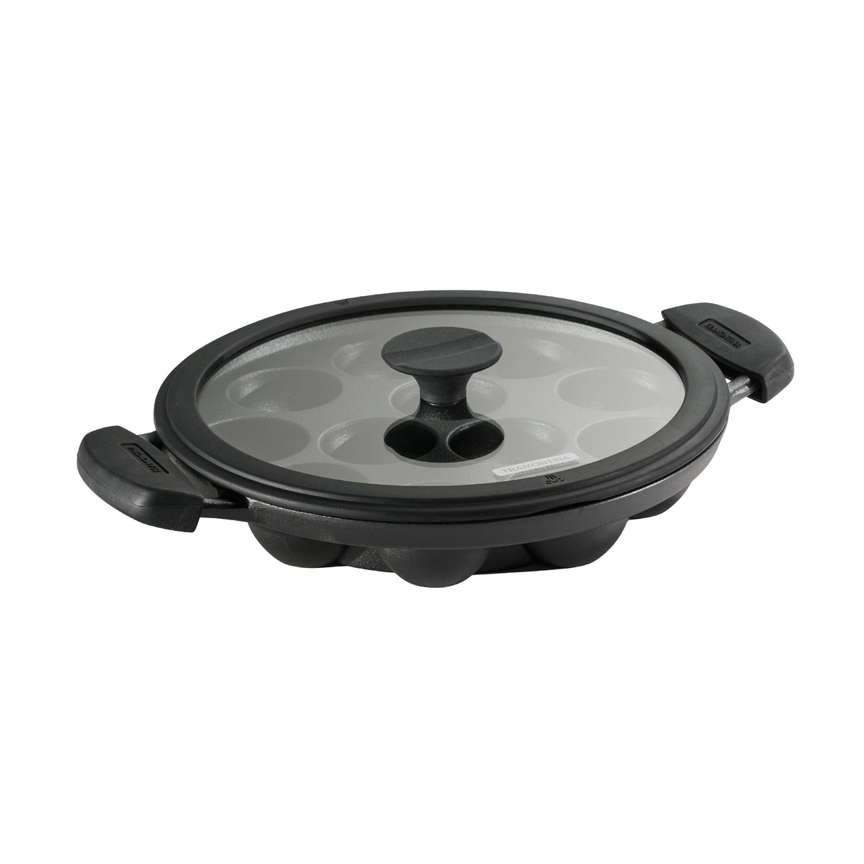 Utsava Pre-Seasoned Cast Iron Paniyarrakal with Lid